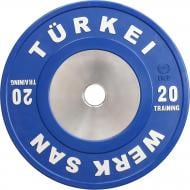 Диск для грифа Werksan DTRA042 Tranining 20 кг Диск для грифа Werksan DTRA042 Tranining 20 кг