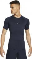 Футболка Nike Pro FB7932-451 р.XL голубой