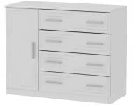 Комод Компаніт МДФ 4+1Б німфея альба
