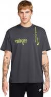 Футболка Nike U NSW TEE M90 SWOOSH SPORT HQ9262-060 р.XL серый