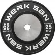 Диск для грифа Werksan DLIO103 Lionfit 25 кг Диск для грифа Werksan DLIO103 Lionfit 25 кг