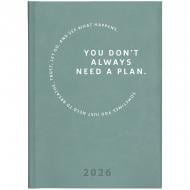 Дневник датированный карманный Torino Trend Brunnen A6 2026 73-736 38 536 бирюзовый