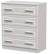 Комод Компанит МДФ 4Б нимфея альба/нимфея альба