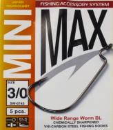 Гачок MiniMax Wide Range Worm №3/0 5 шт. SW0745-3/0