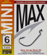 Крючок MiniMax Wide Range Worm №6 5 шт. SW0745-6
