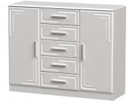 Комод Компаніт МДФ 5+2 німфея альба