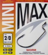 Крючок MiniMax Worm №2/0 5 шт. SW0743-2/0