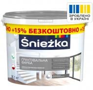 Ґрунтувальна фарба латексна водоемульсійна Sniezka глибокий мат білий 11,5 л 16,1 кг