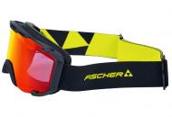 Гірськолижна маска FISCHER G42217 one size Goggle Free чорний із жовтим