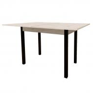 Стол-трансформер Флинт 900х600х750 черный/гикори белый