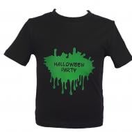 Футболка для девочек/для мальчиков WP Merchandise Halloween Клякса р.164–170 черный 22170