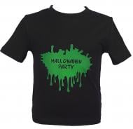 Футболка для девочек/для мальчиков WP Merchandise Halloween Клякса р.128–134 черный 22134