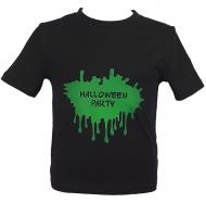 Футболка для дівчаток/для хлопчиків WP Merchandise Halloween Ляпка р.140–146 чорний 22146