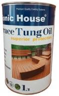 Масло тунговое Bionic House для террас Terrace Tung Oil прозрачный 1 л