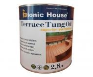 Олія тунгова Bionic House для терас Terrace Tung Oil прозорий 2,8 л