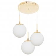 ВИТРИНА! Подвес Focus Light 3x60 Вт /E27 золото S0195-3