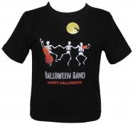 Футболка для дівчаток/для хлопчиків WP Merchandise Halloween Скелети р.164–170 чорний 22170