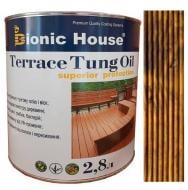 Масло тунговое Bionic House для террас Terrace Tung Oil орех 2,8 л