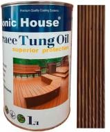 Олія тунгова Bionic House для терас Terrace Tung Oil палісандр 1 л