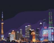 Картина по номерам Ночной Шанхай Идейка