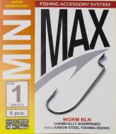 Гачок MiniMax Offset Worm №1 5 шт. SW0741-1