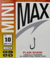 Крючок MiniMax Plain Shank №10 10 шт. SW1114-10