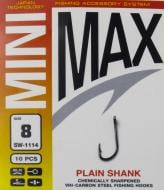 Гачок MiniMax Plain Shank №8 10 шт. SW1114-8