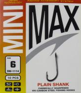 Крючок MiniMax Plain Shank №6 10 шт. SW1114-6