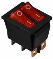 Кнопка Аско-Укрем KCD2-2101N R/B 220V A0140040109