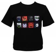 Футболка для дівчаток/для хлопчиків WP Merchandise Halloween Монстро-кубики р.92-98 чорний 22098