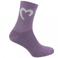 Носки женские Premier Socks с контурным сердцем р.23-25 сиреневый