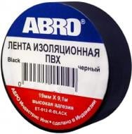 Лента изоляционная ABRO ET-912 BL 19 мм 0,12 мм 9,1 м черный