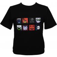 Футболка для девочек/для мальчиков WP Merchandise Halloween Монстро-кубики р.152-158 черный 22158