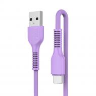 Кабель Armorstandart AR88 USB to Type-C 2,4A рurple 1 м пурпурный (60007)