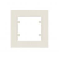 Рамка одноместная Makel Karea Line универсальная белый 86001701