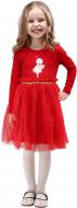Платье Luna Kids Девочка с сердечком р.128 красный 0308