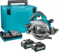 Пила дисковая Makita XGT 40 V Max 190 мм HS004GM202