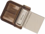 Флеш-пам'ять USB Kingston DataTraveler MicroDuo 8 ГБ USB 2.0microUSB (OTG) (DTDUO/8GB)