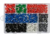 Набор наконечников под обжим YATO 1200 шт. в футляре белыйчерныйсинийзеленыйсерый YT-068914