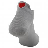 Носки женские Premier Socks с вышивкой красное сердце р.23-25 серый Носки женские Premier Socks с вышивкой красное сердце р.23-25 серый