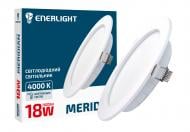 Світильник вбудовуваний (Downlight) Enerlight LED 18 Вт 4000 К білий MERIDIAN18SMD80N