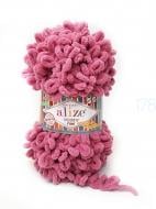 Пряжа для вязания Alize Puffy Fine №178 розовый пион 3984