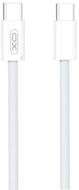 Кабель Xo NBQ260A High-fashion Series Type-C to Type-C - 60W 1,5 м білий (NBQ260B_С_White)