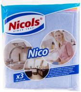 Салфетки Nicols Ніко 38х35 см 3 шт./уп. разноцветные