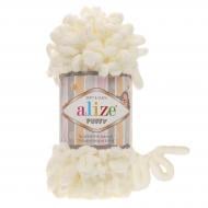 Пряжа для вязания Alize Puffy №62 молочный 549 Пряжа для вязания Alize Puffy №62 молочный 549
