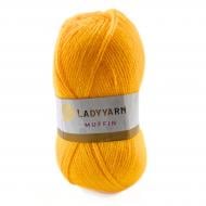 Пряжа для в'язання Lady Yarn Muffin AHB002 Elite жовтий 1494