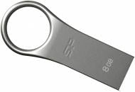 Флеш-память USB Silicon Power Firma F8 8 ГБ USB 2.0 silver (SP008GBUF2F80V1S)