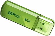 Флеш-память USB Silicon Power Helios 101 8 ГБ USB 2.0 green (SP008GBUF2101V1N)