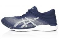 Кроссовки мужские демисезонные Asics fuzeX Rush T718N-4993 р.44,5 синие Кроссовки мужские демисезонные Asics fuzeX Rush T718N-4993 р.44,5 синие