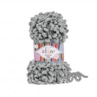Пряжа для вязания Alize Puffy Fine №302 дымчатый серый 5015